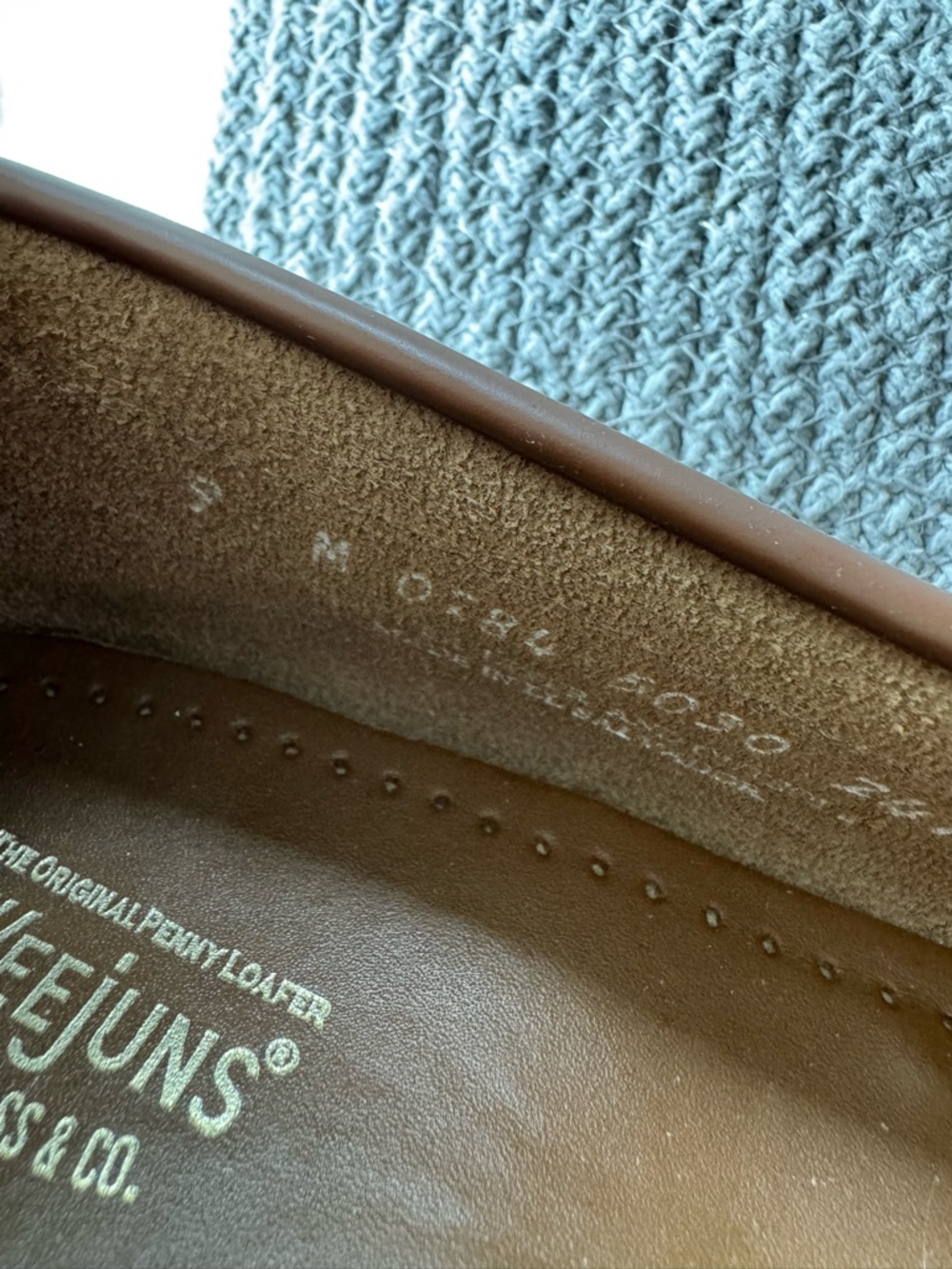G.H. Bass Weejuns Whitney Two Tone Brown White Penny Loafers Size Women’s 9 - Picture 7 of 9